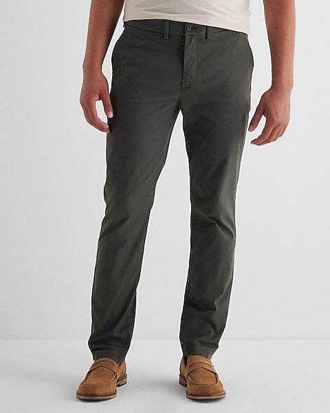 Slim Hyper Stretch Cotton Chino- Front View - AceCart