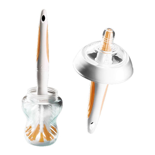 Tommee Tippee 2-in-1 Bottle & Teat Brush - Front View