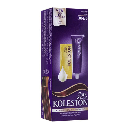 Wella Koleston Hair Color Creme, 304/6, Burgundy -  Front View