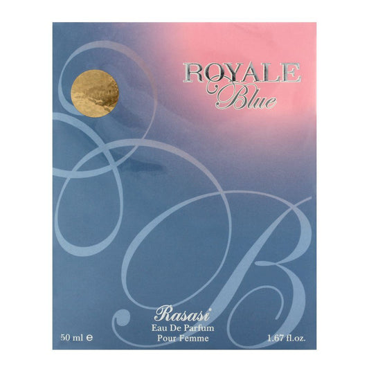 Rasasi Royale Blue Pour Femme EDP 50ml - Front View