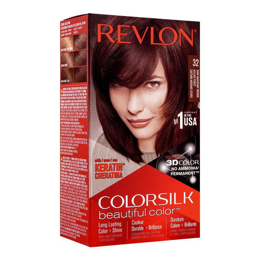 Revlon Colorsilk Hair Color, Dark Mahogany Brown, 32 -  Front View