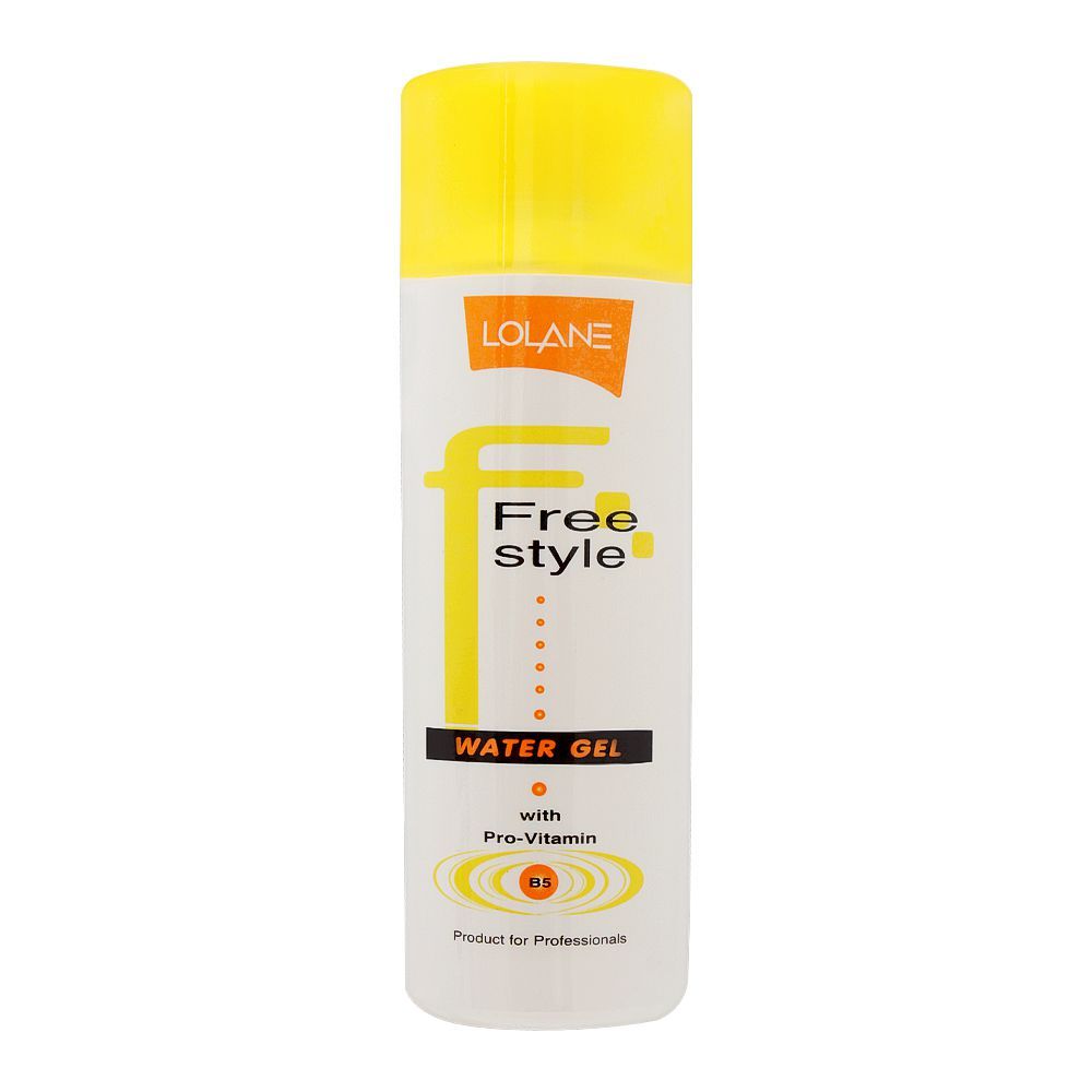 Lolane Free Style Water Gel, With Pro-Vitamin B5, 250ml - Front View