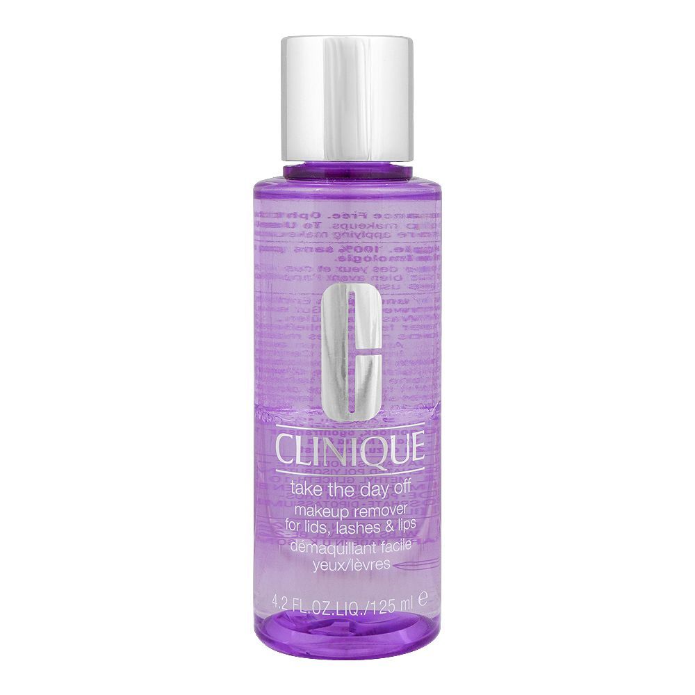 Clinique Take The Day Off Makeup Remover, For Lids/Lashes & Lips, 125ml - Front View