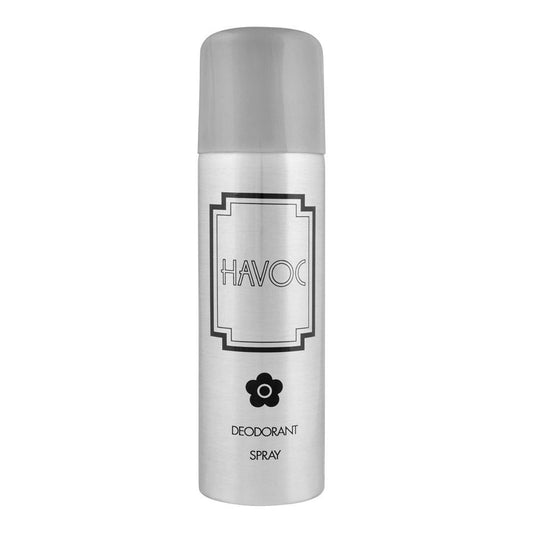 Havoc Silver Deodorant Spray, For Men, 200ml - Front View