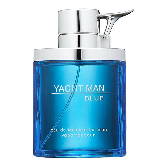 Yacht Blue Eau De Parfum For Men, 100ml - Front View