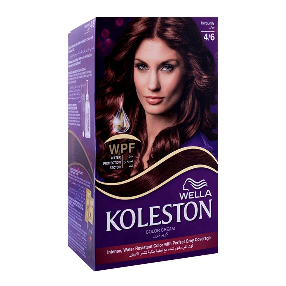 Wella Koleston Color Cream Kit, 4/6 Burgundy -  Front View