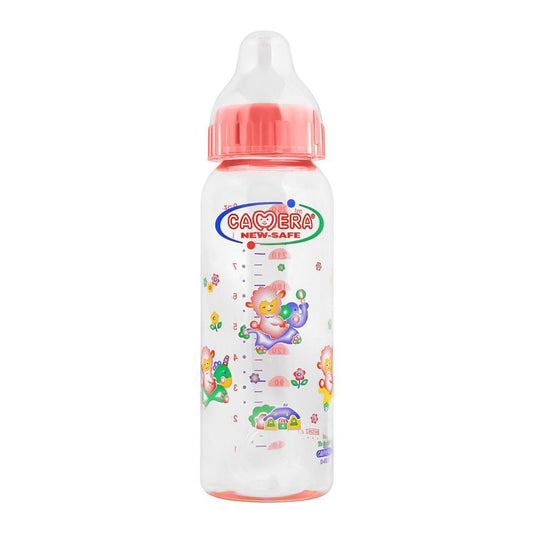 Camera Decorated Feeding Bottle L.S.R 250ml, 22249 - Front View