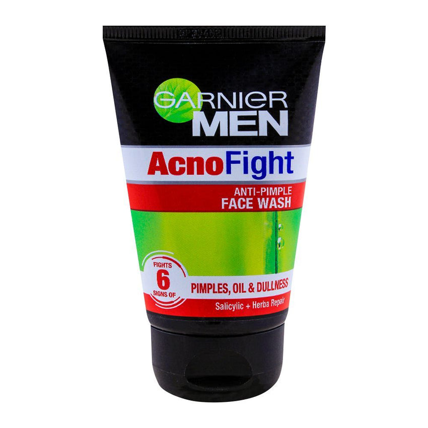 Garnier Men Acno Fight Anti-Pimple Face Wash 100g -  Front View