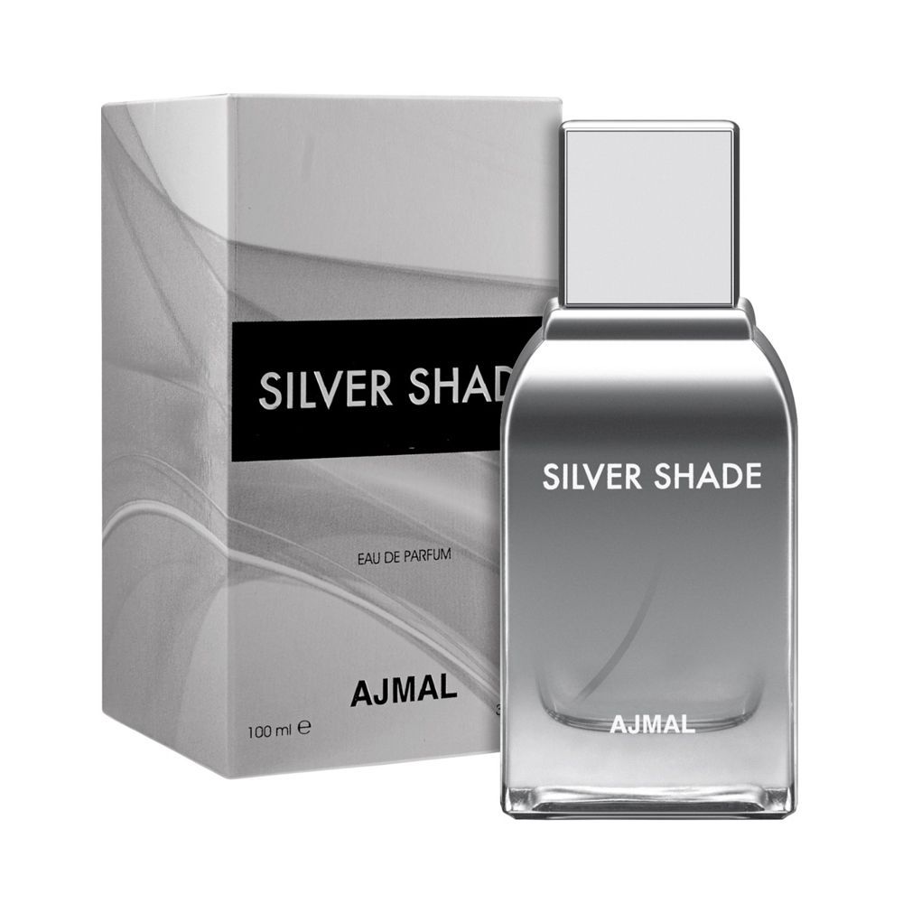 Ajmal Silver Shade Eau De Parfum, Fragrance For Men & Women, 100ml - Front View