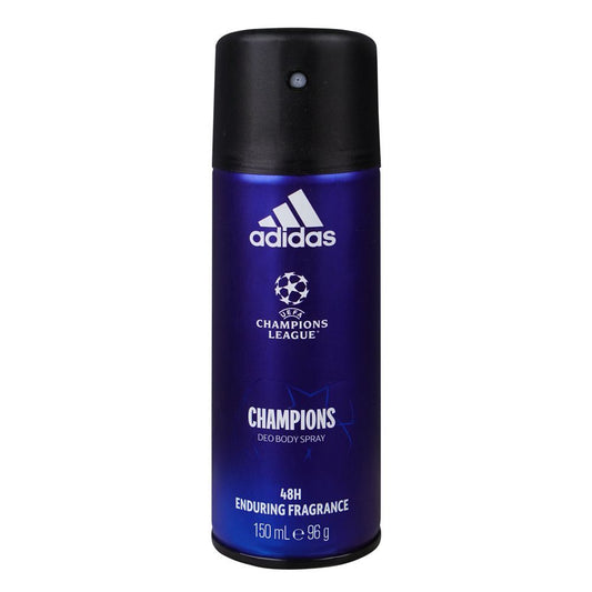 Adidas Champions Deodorant Body Spray, For Men, 150ml - Front View