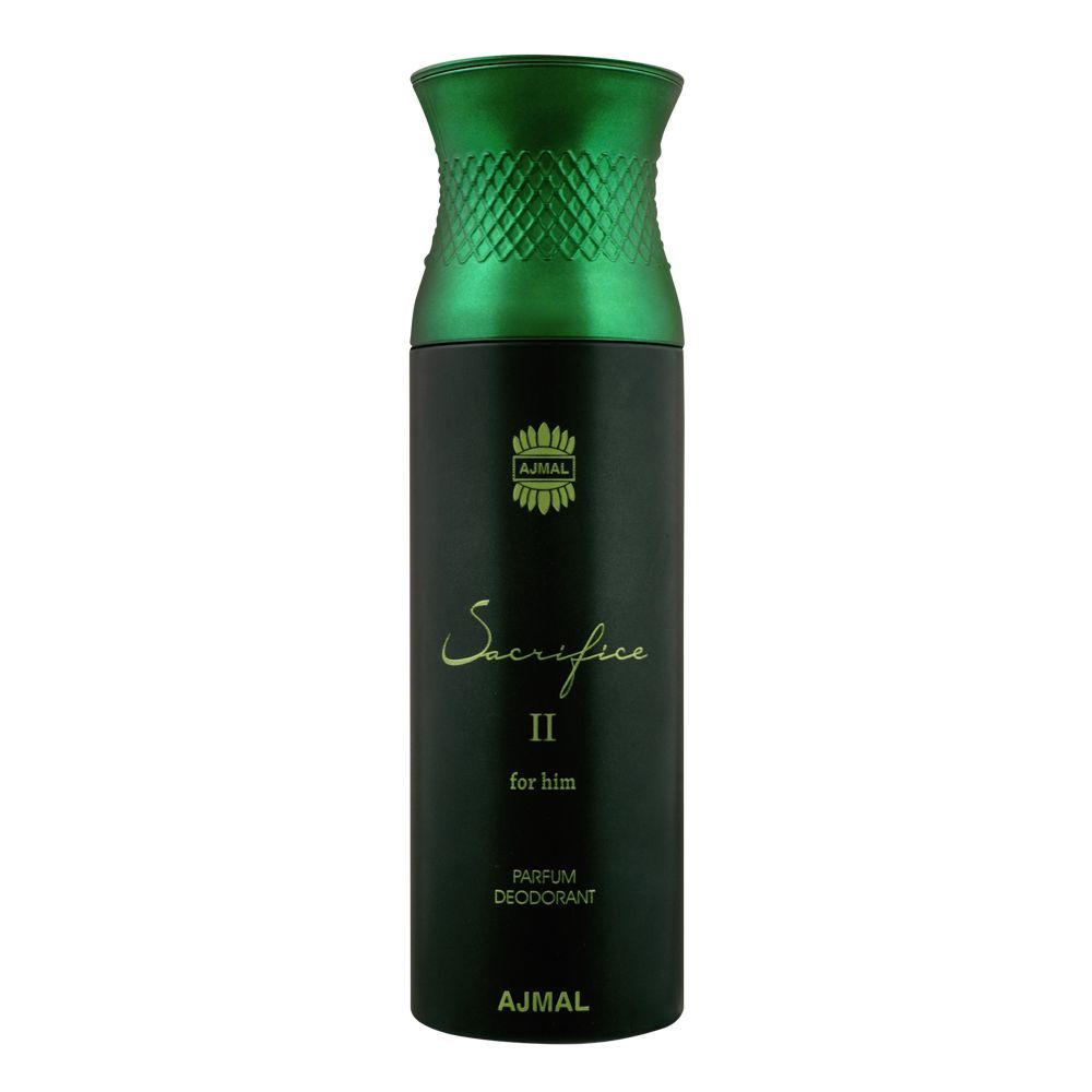 Ajmal Sacrifice II For Him Deodorant, 200ml - Front View