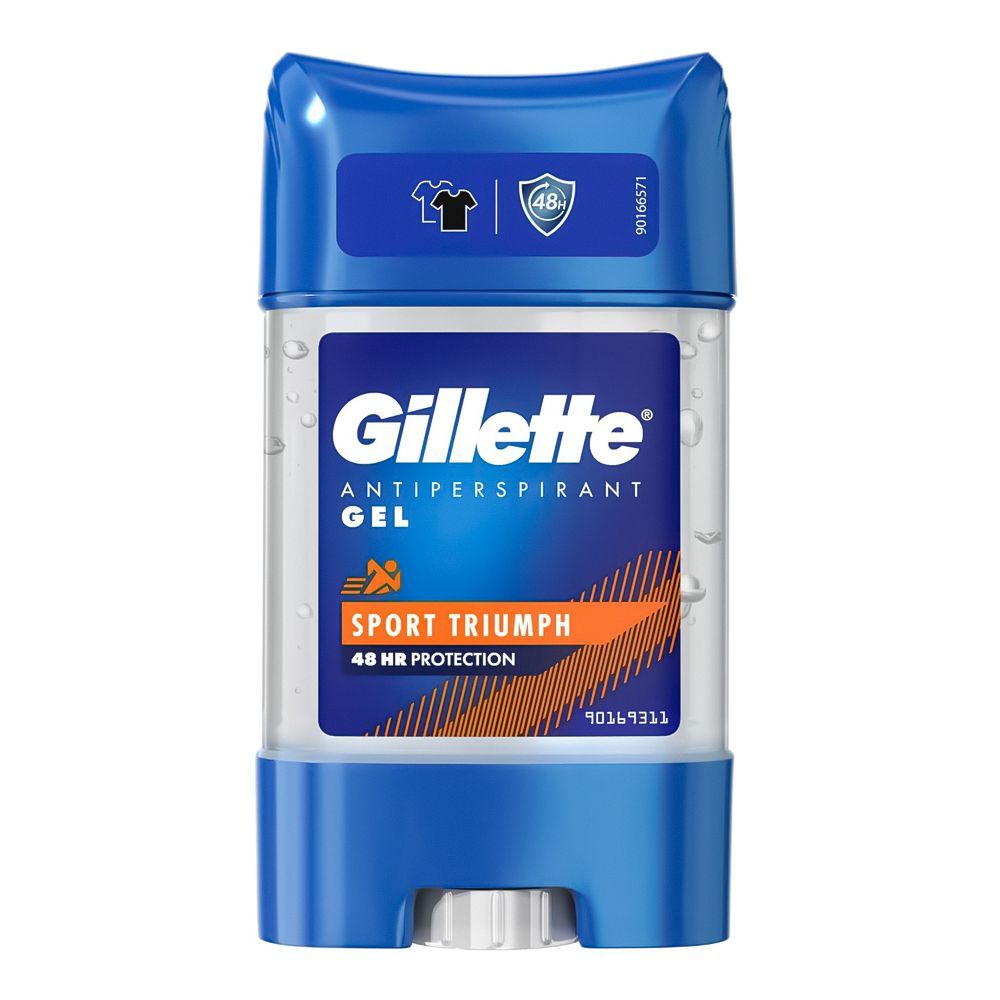 Gillette-Sport-Triump-Antiperspirant-Gel-48-Hours-Protection-Deodorant-For-Men-70ml - Front View