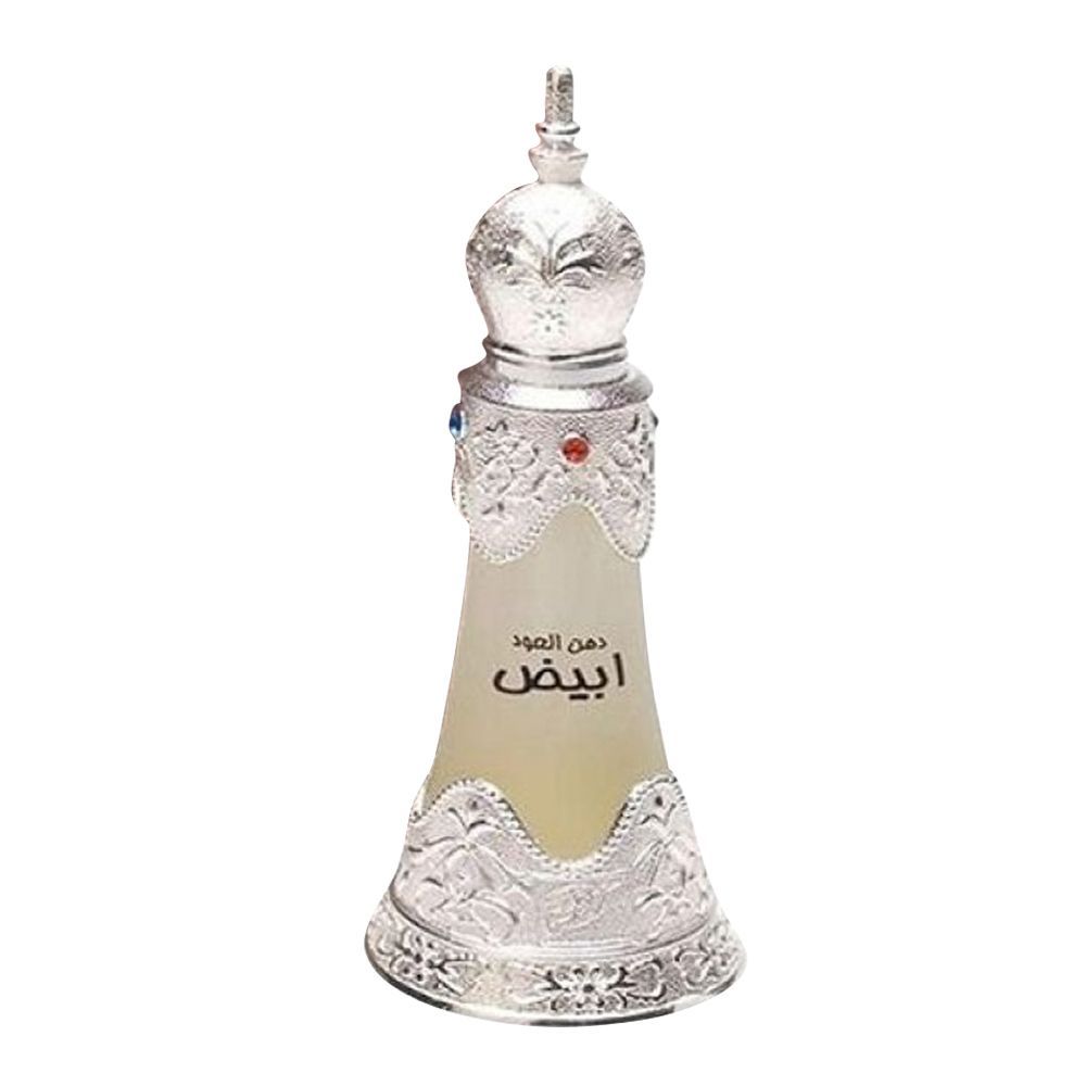 Afnan Dehn Al Uud Abiyad Concentrated Perfume Oil 20ml - Front View