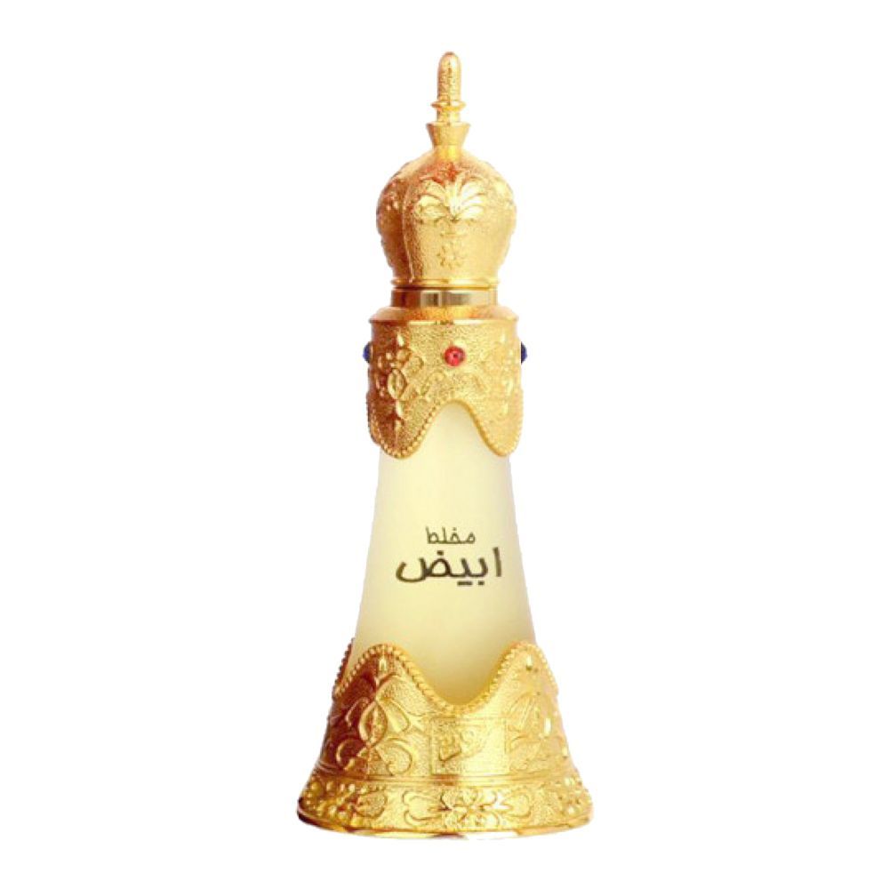 Afnan Mukhallat Abiyad Concentrated Perfume Oil 20ml - Front View