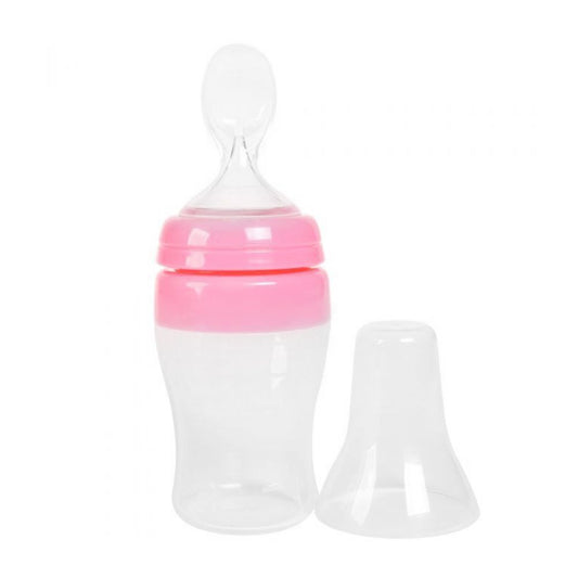 Farlin Transbottle II Silicone Feeder, Ultra Soft, 4m+, 150ml, TOP-193A - Front View