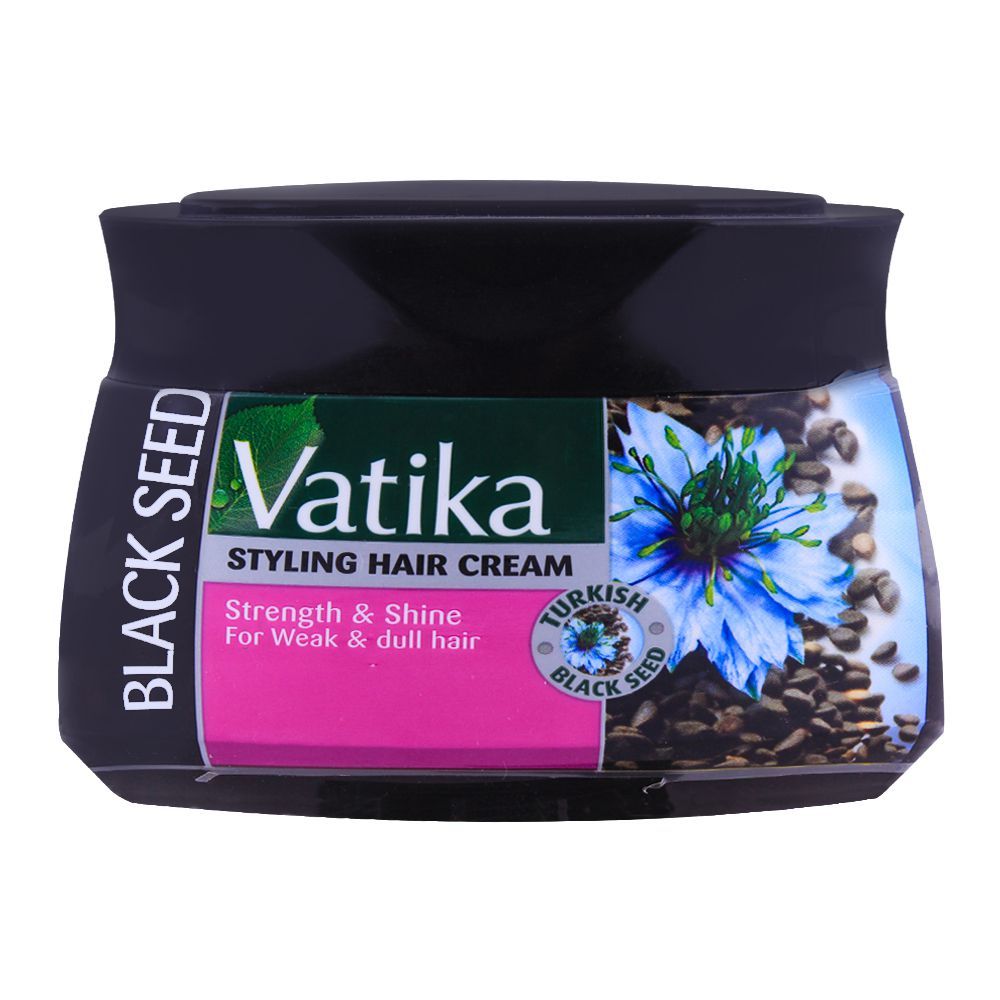 Dabur Vatika Black Seed Styling Hair Cream 140ml - Front View