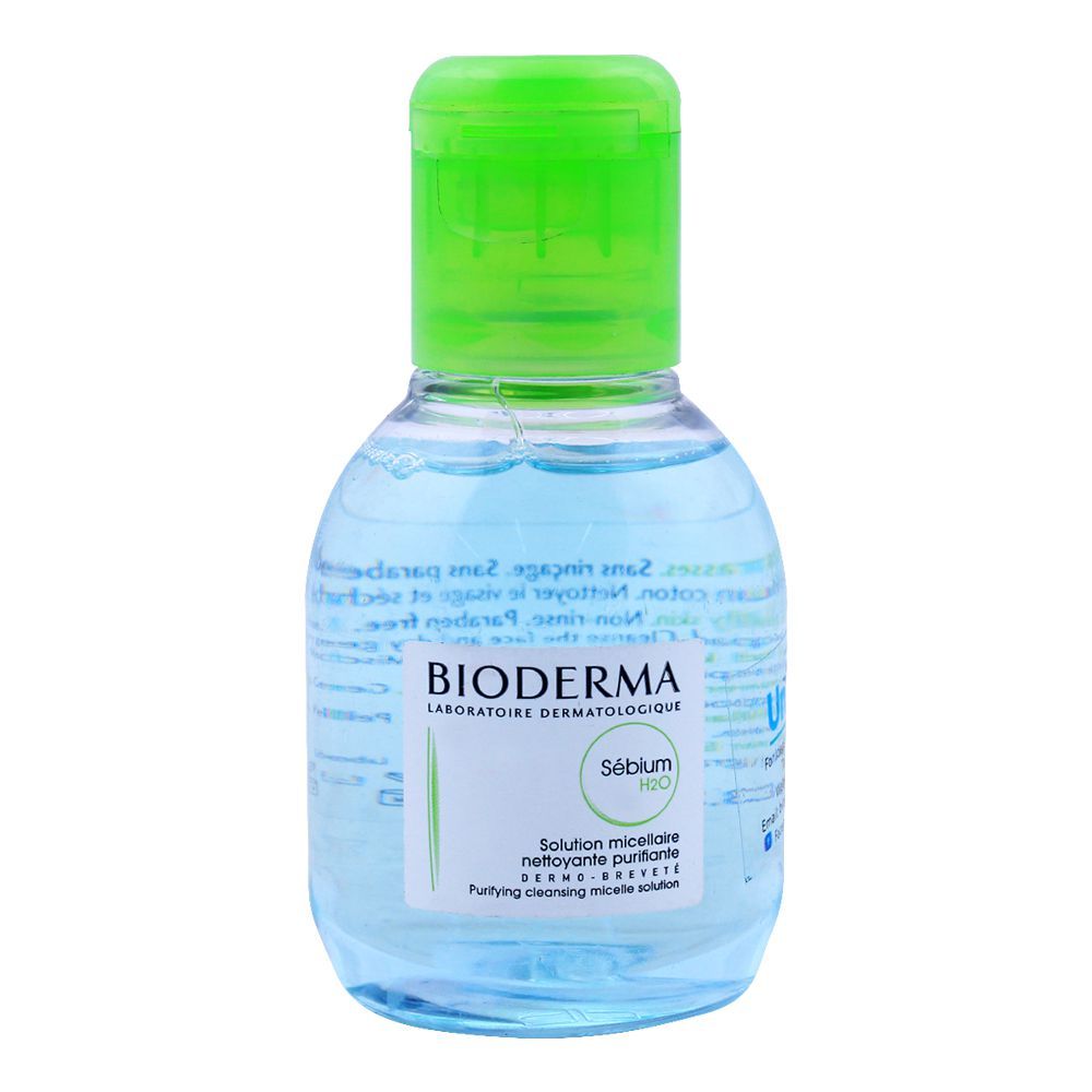 Bioderma Sebium H2O Purifying Cleansing Micelle Solution 100ml - Front View