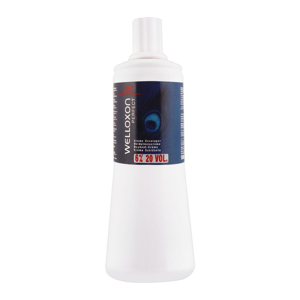 Wella Welloxon Perfect 6% 20 Vol Cream Developer, 1000ml -  Front View