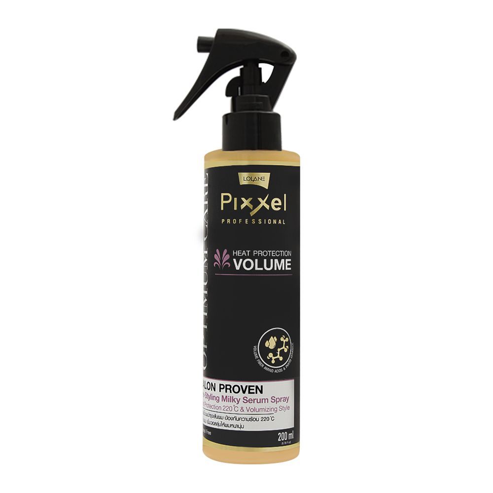 Lolane Pixxel Optimum Care Heat Protection Volume Spray, 200ml - Front View