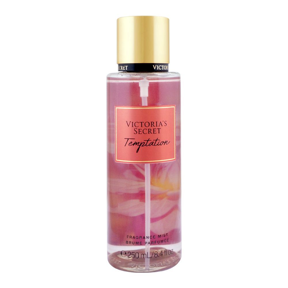 Victoria's Secret Temptation Brown Fragrance Mist, 250ml - Front View