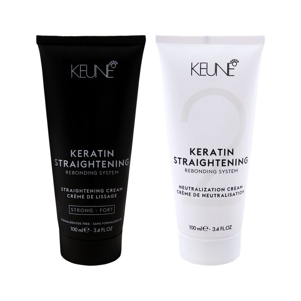 Keune Keratin Straightening Rebonding System, Strong, 200ml - Front View