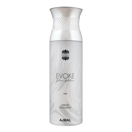 Ajmal Evoke Silver Edition Him Deodorant, 200ml - Front View