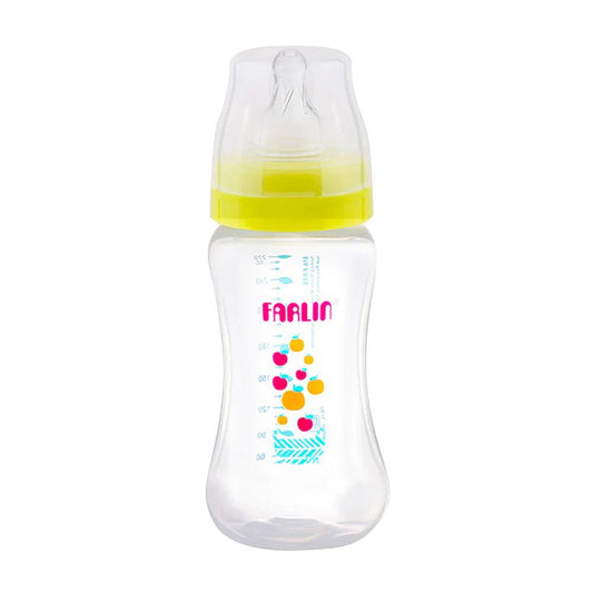 Farlin Mom Fit Anti-Colic PP Wide Neck Feeding Bottle, 3m+, 270ml, AB-42011-B - Front View