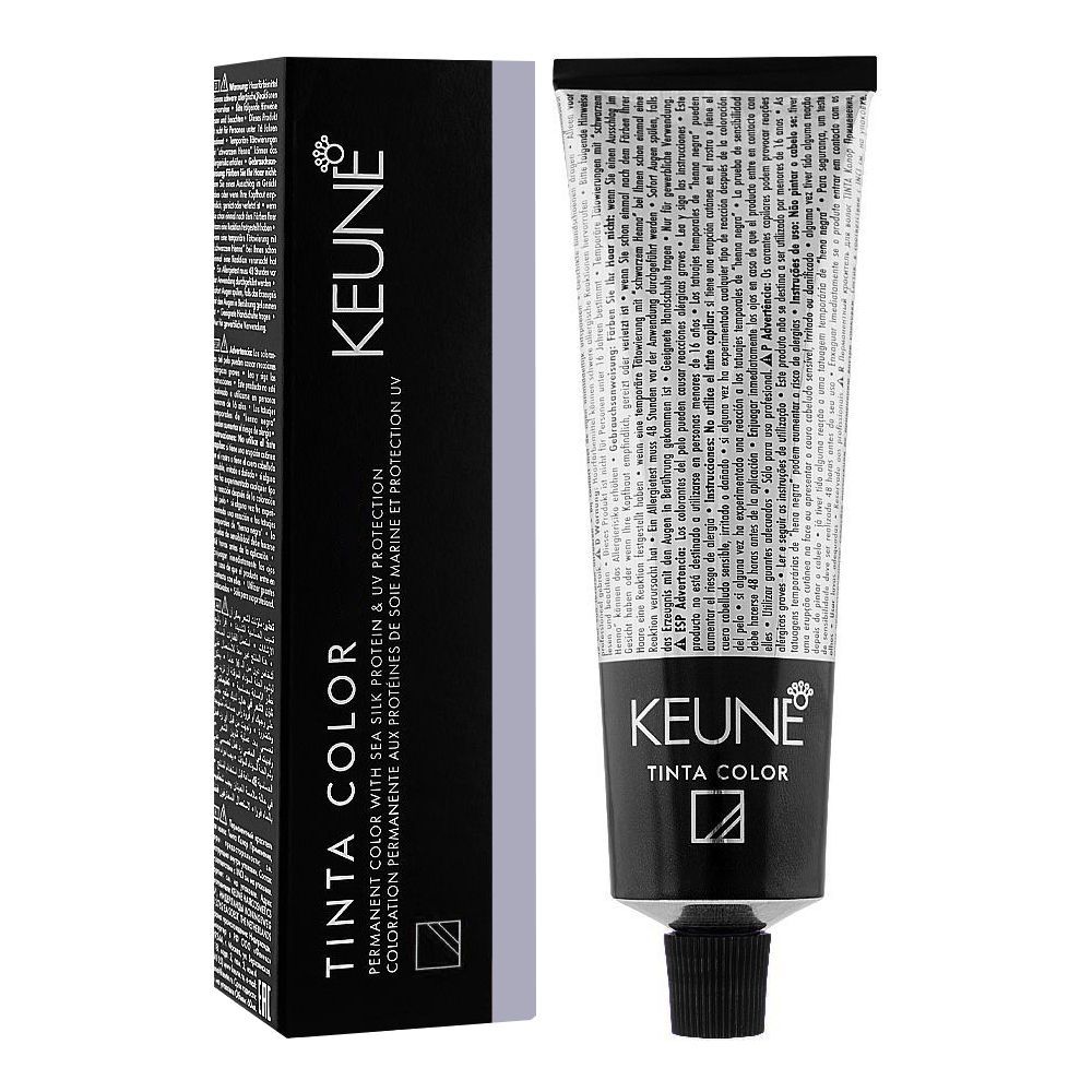 Keune Tinta Hair Color With Sea Silk Protein & UV Protection, 5.11 Light Intense Ash Brown, 60ml -  Front View