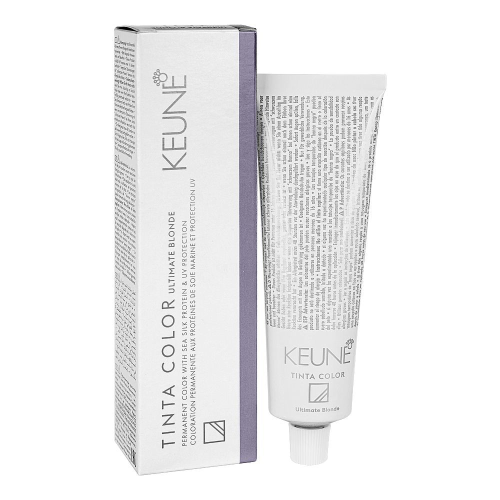 Keune Tinta Permanent Hair Color - Ultimate Blonde, 60ml, 1517 Super Ash Voilet Blonde -  Front View