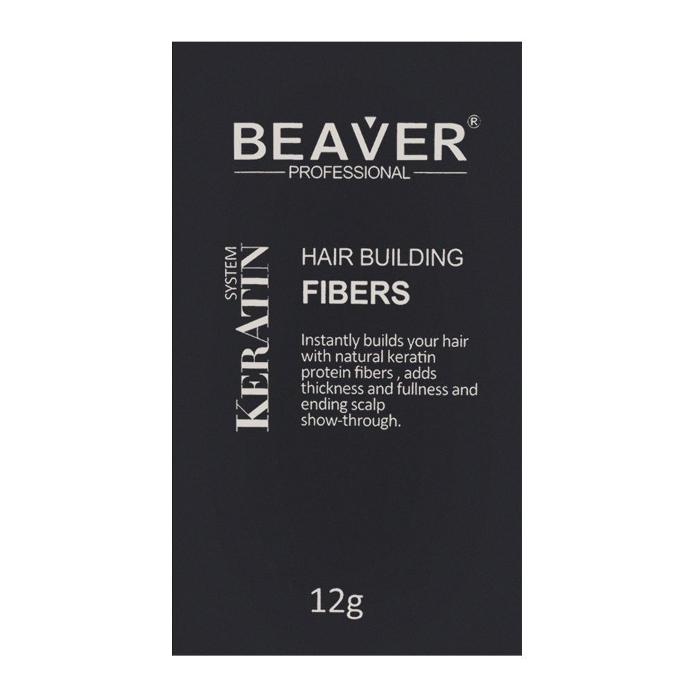 Beaver Professional Keratin System Hair Building Fibers Light Brown 12g - Front View