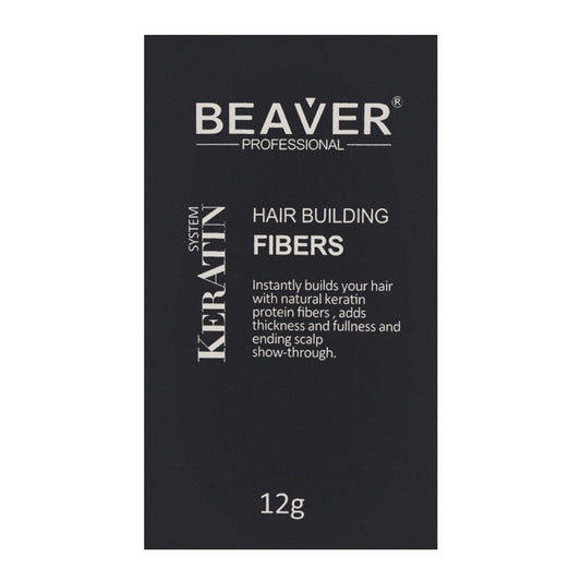 Beaver Professional Keratin System Hair Building Fibers Light Brown 12g - Front View