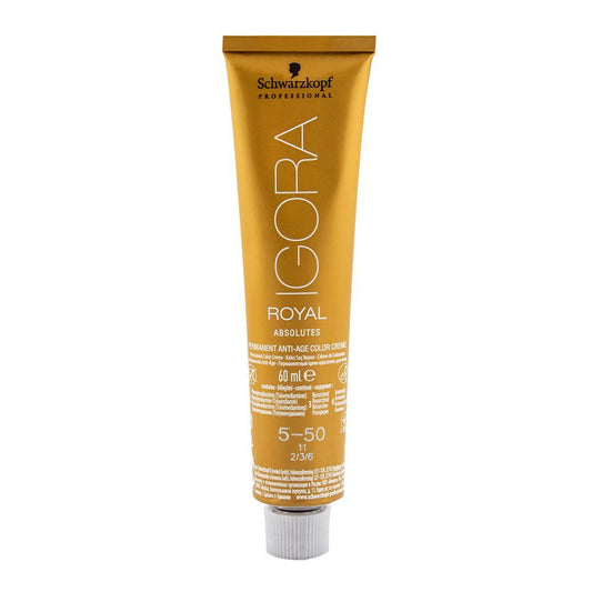 Schwarzkopf Igora Royal Absolutes Hair Color 5-50 Light Brown Gold Natural -  Front View