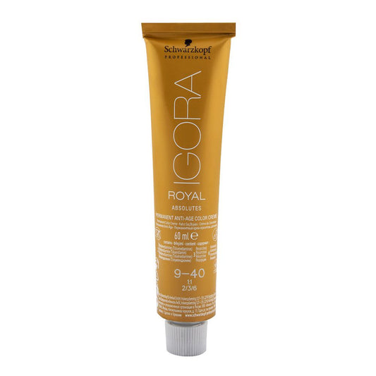 Schwarzkopf Igora Royal Absolutes Hair Color 9-40 Extra Light Blonde Beige Natural -  Front View