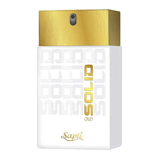 Sapil Solid Oud For Men Eau De Toilette, 100ml - Front View