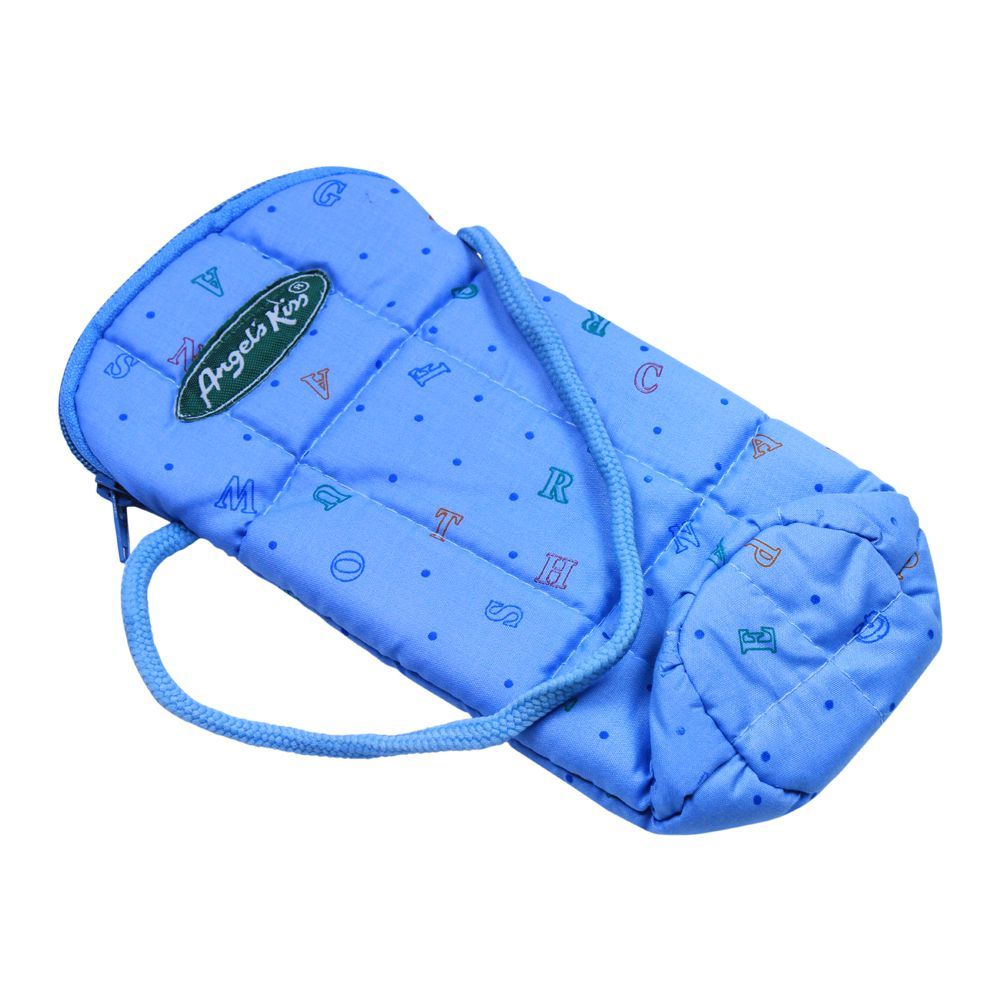 Angel's Kiss Feeder Cover, Large, Blue - Front View