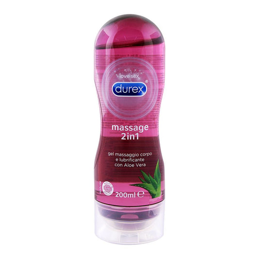 Durex Play Massage 2-in-1 Aloe Vera Massage Gel 200ml - Front View