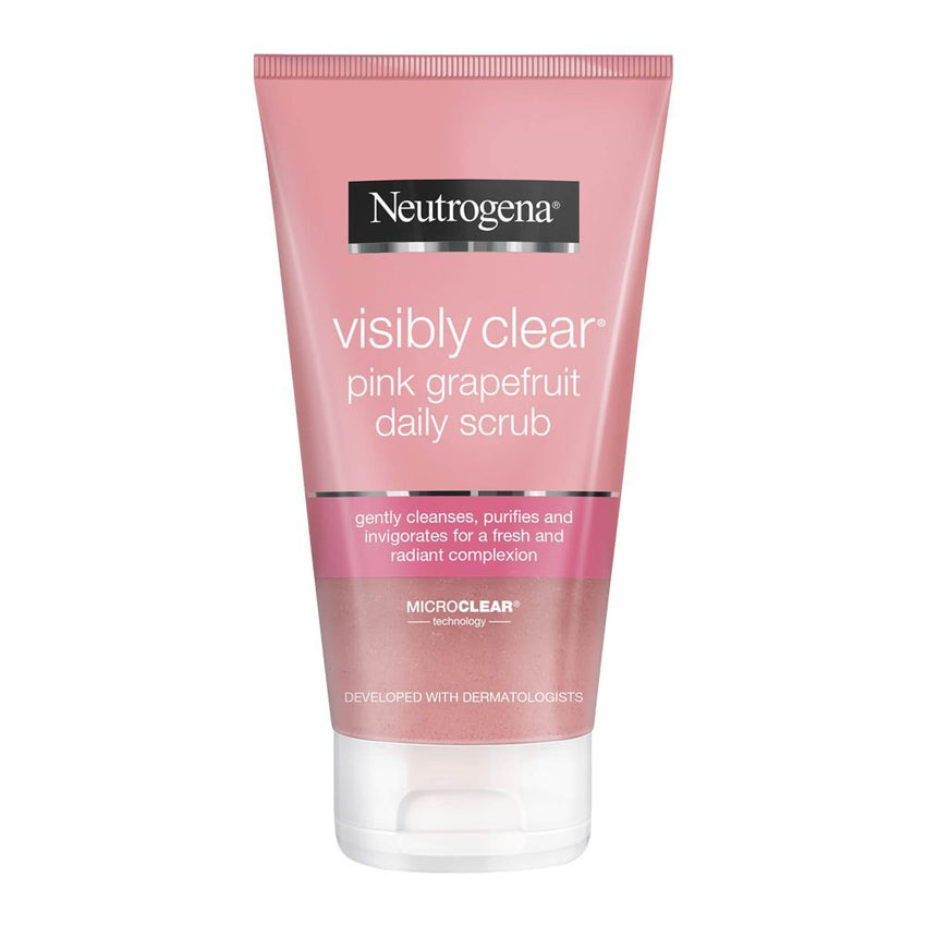 Neutrogena Visibly Clear Pink Grapefull Daily Scrub 150ml -  Front View