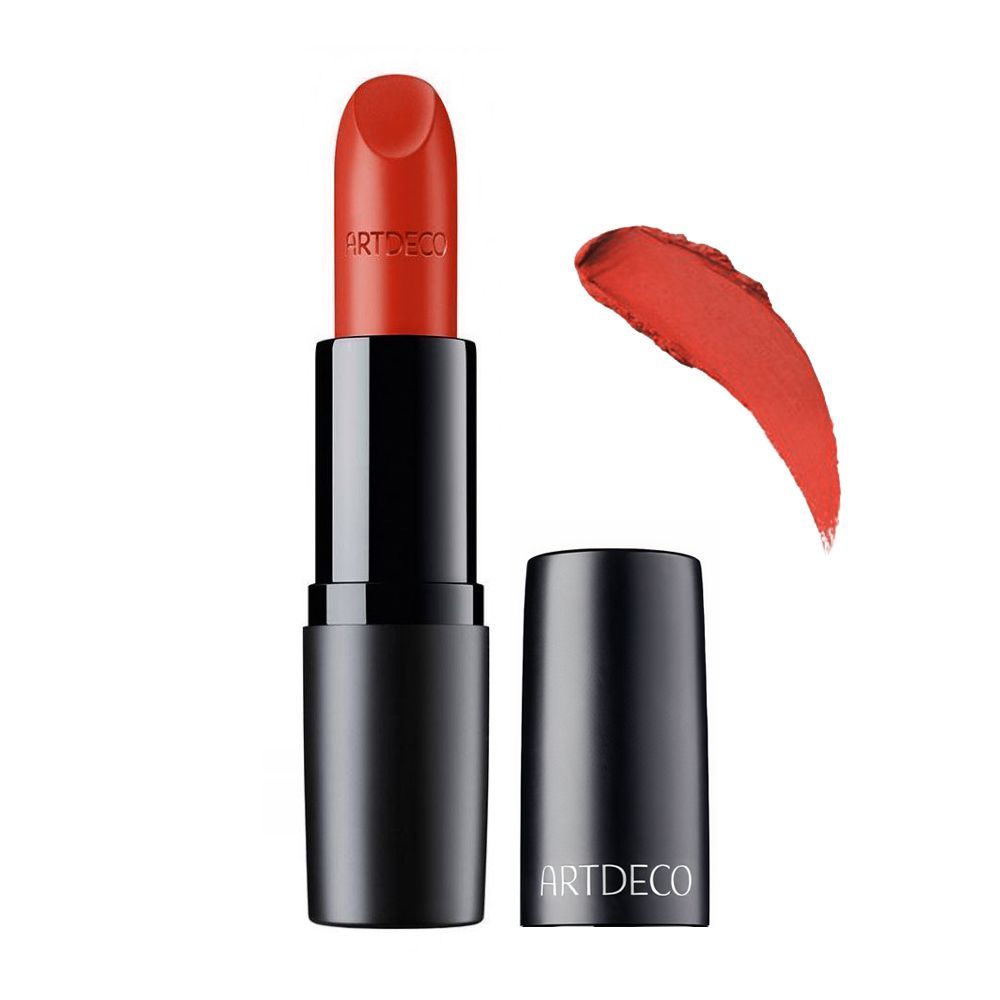 Artdeco Perfect Mat Lipstick, 112 Orangey Red - Front View