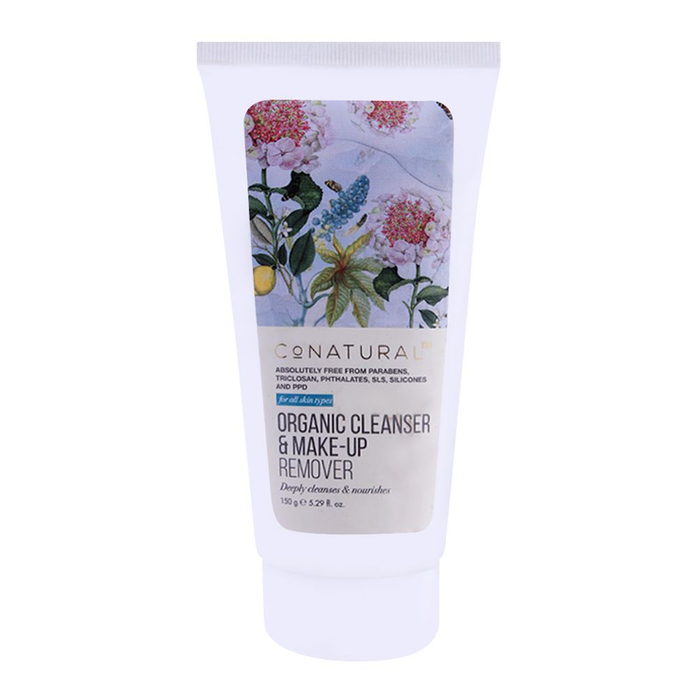 CoNatural Organic Cleanser & Make Up Remover, 150g - Front View