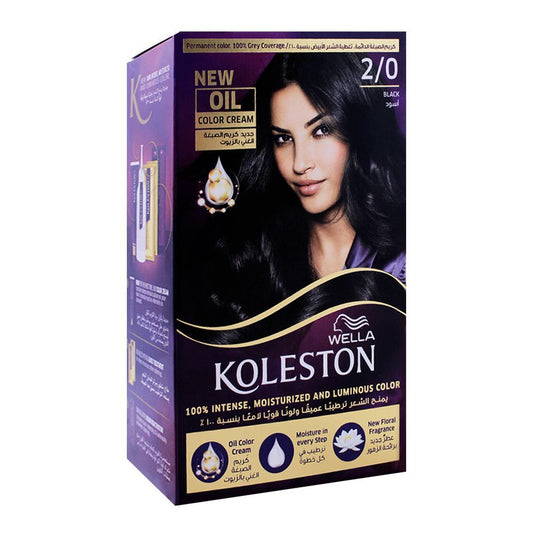 Wella Koleston Color Cream Kit, 2/0 Black -  Front View