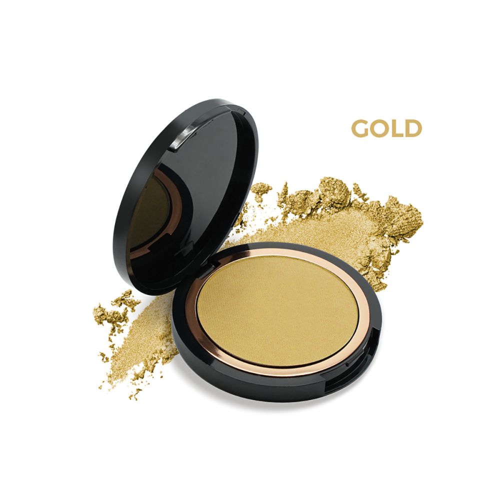 ST London Dual Wet & Dry Eyeshadow, Gold, Silky and Smooth Texture - Front View