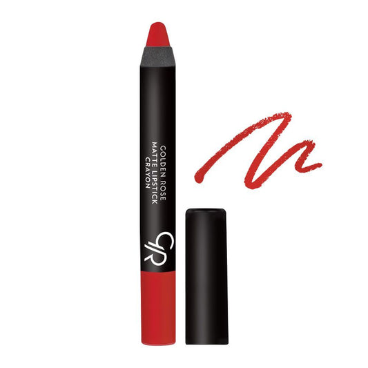 Golden Rose Matte Lipstick Crayon, 07 - Front View