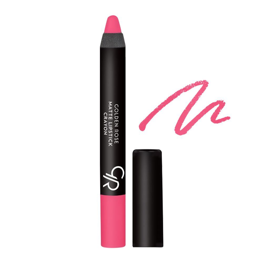 Golden Rose Matte Lipstick Crayon, 17 - Front View