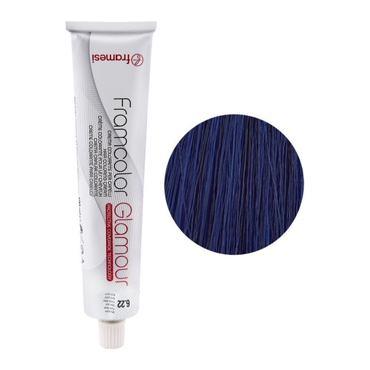 Framesi Framcolor Glamour Hair Coloring Cream, 6.22 Pure Blue -  Front View