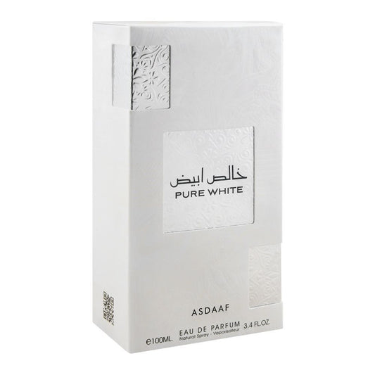 Asdaaf Pure White Eau De Parfum, For Men & Women, 100ml - Front View