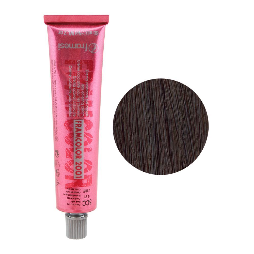 Framesi Framcolor 2001 Hair Colouring Cream, 5CC Dark Ash -  Front View