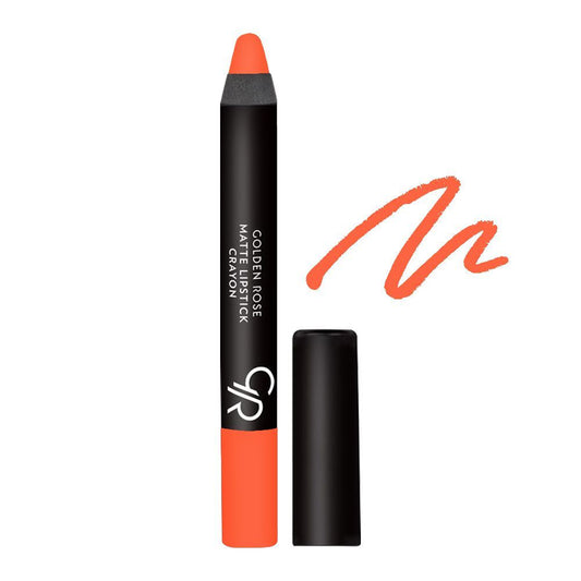 Golden Rose Matte Lipstick Crayon, 24 - Front View