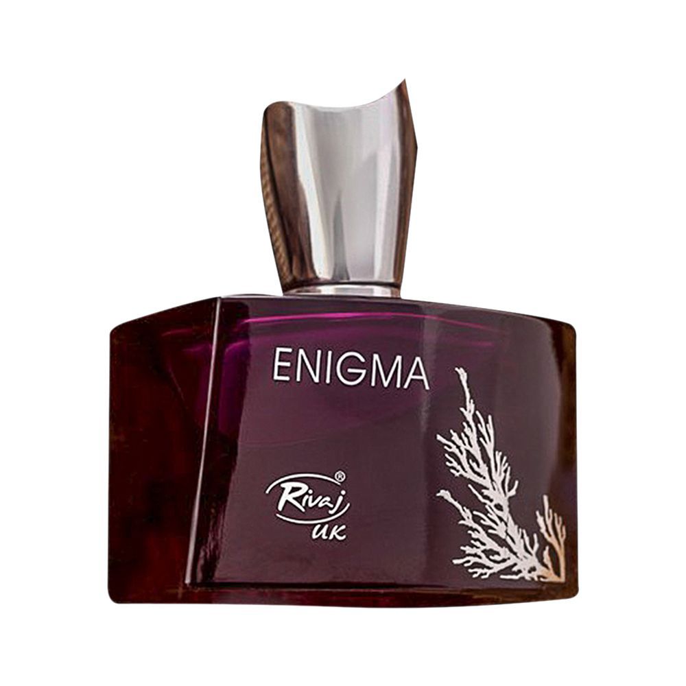 Rivaj UK Enigma Eau De Parfum, Fragrance For Women, 100ml - Front View