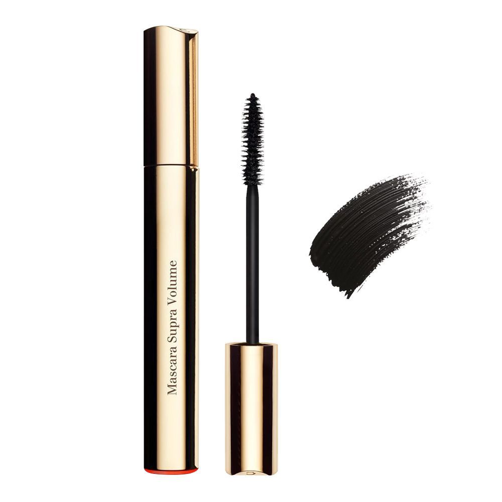 Clarins Paris Supra Intense Volume & Contour Mascara, 01 Intense Black - Front View