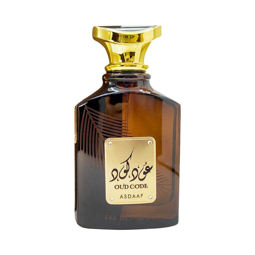 Asdaaf Oud Code Eau De Parfum, Fragrance For Men & Women, 100ml - Front View